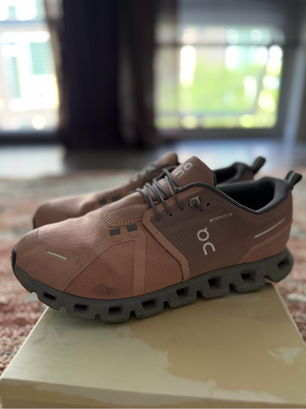 On cloud running shoes